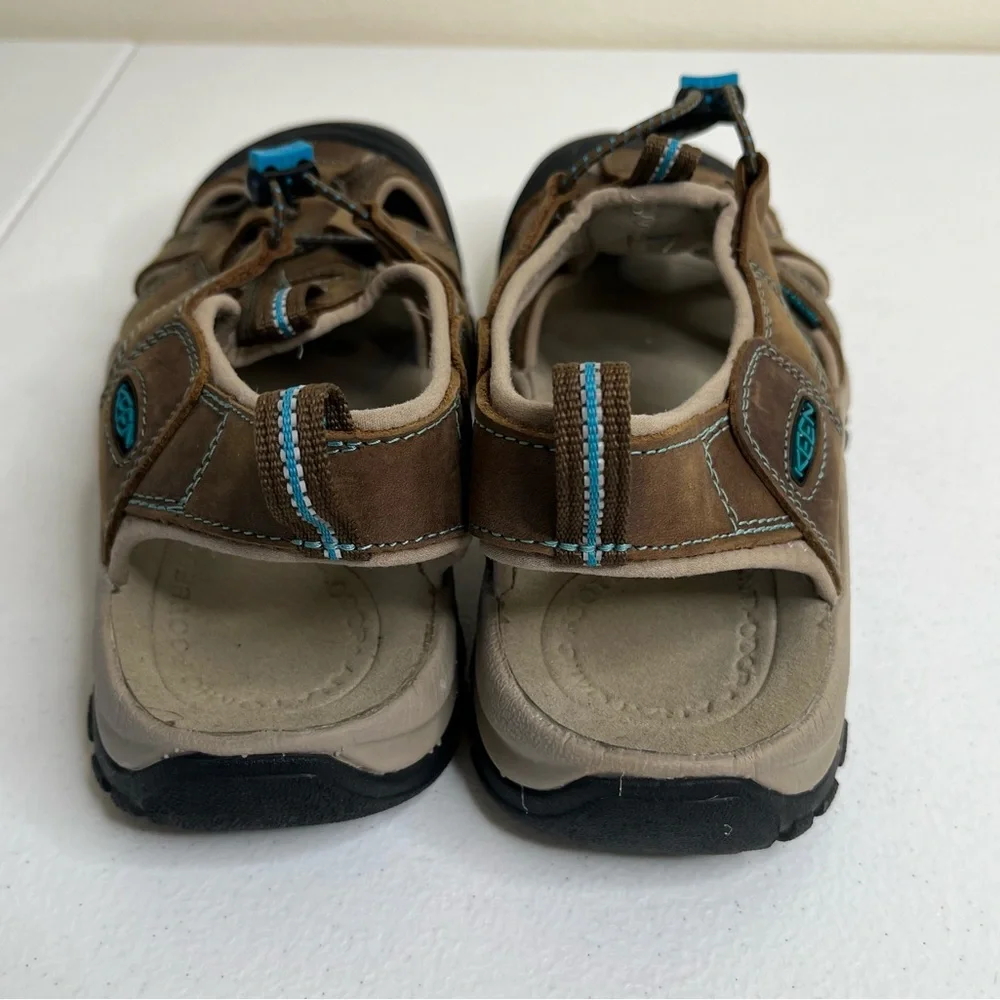 Keen Venice H2 Brown Aqua Sport Sandal Rugged Trail Water Hiking Women 9 Casual - Picture 6 of 12